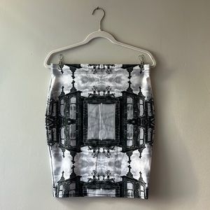 GOTHS GOTHA GOTHS Printed Skirt